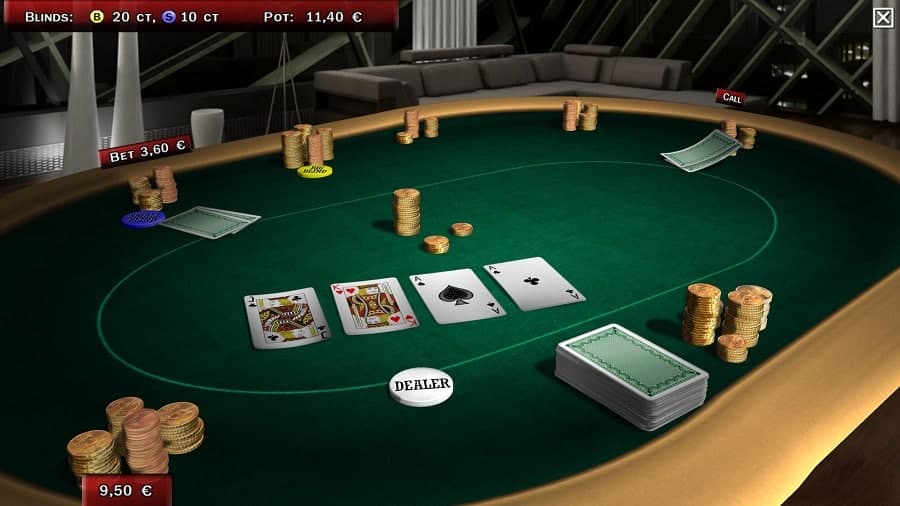 Huong dan cach danh dung trong game bai Poker Hinh 2