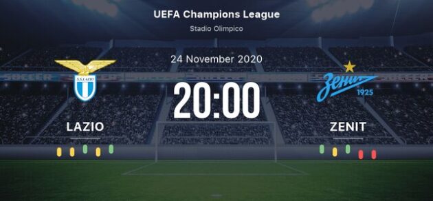 Soi kèo nhà cái bóng đá trận Lazio vs Zenit 03:00 – 25/11/2020